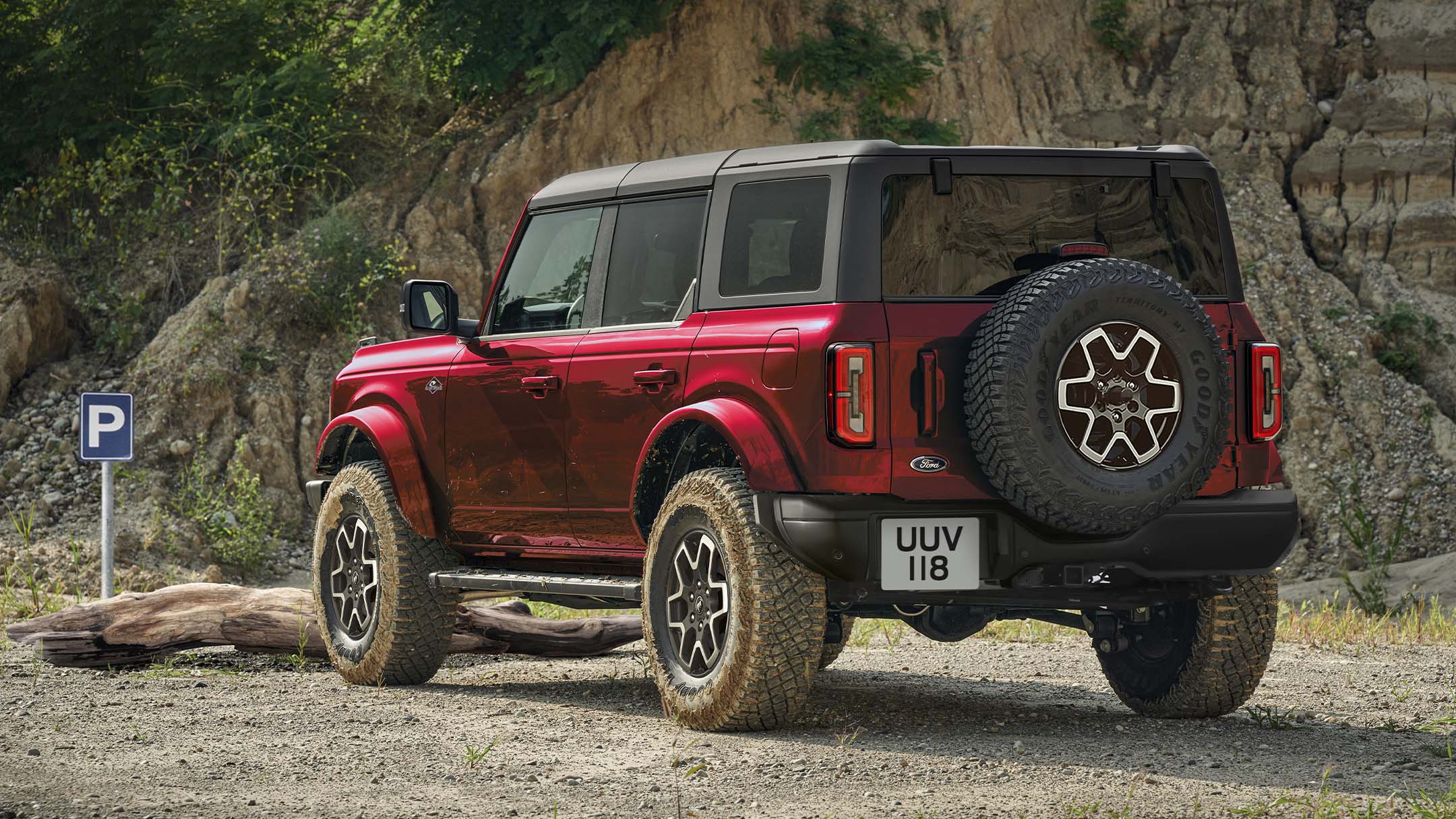 Ford Bronco parked