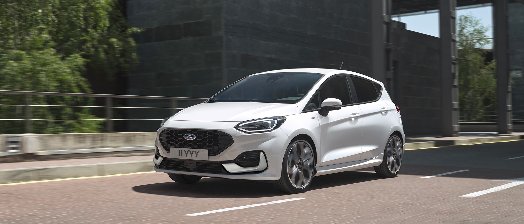 Ford Fiesta front three quarter view Ford Fiesta front three quarter view
