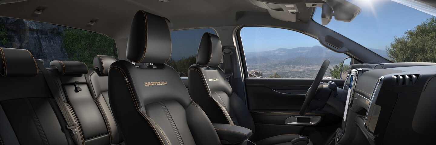 Ranger Wildtrak interior banner