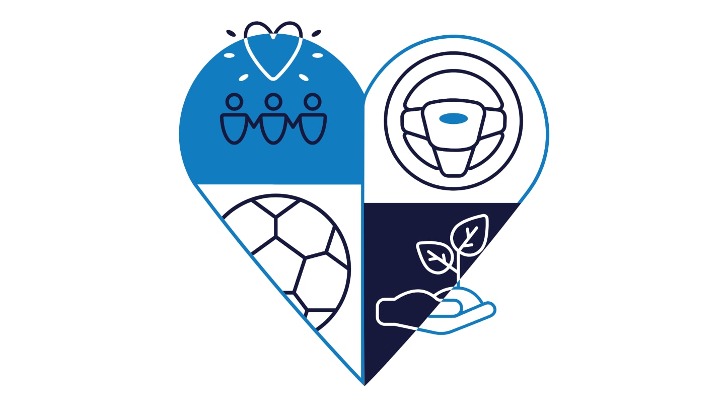 Logo cœur « Allons plus Loin