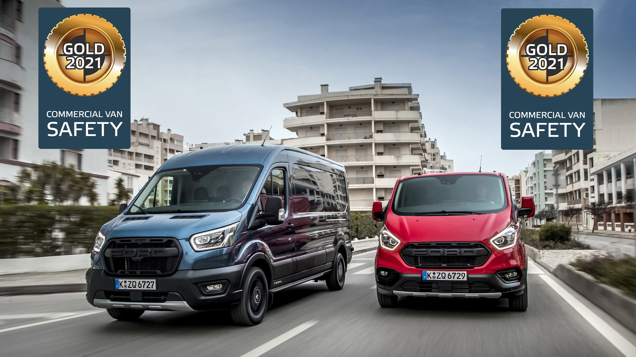 Ford Commercial Vehicles on the road