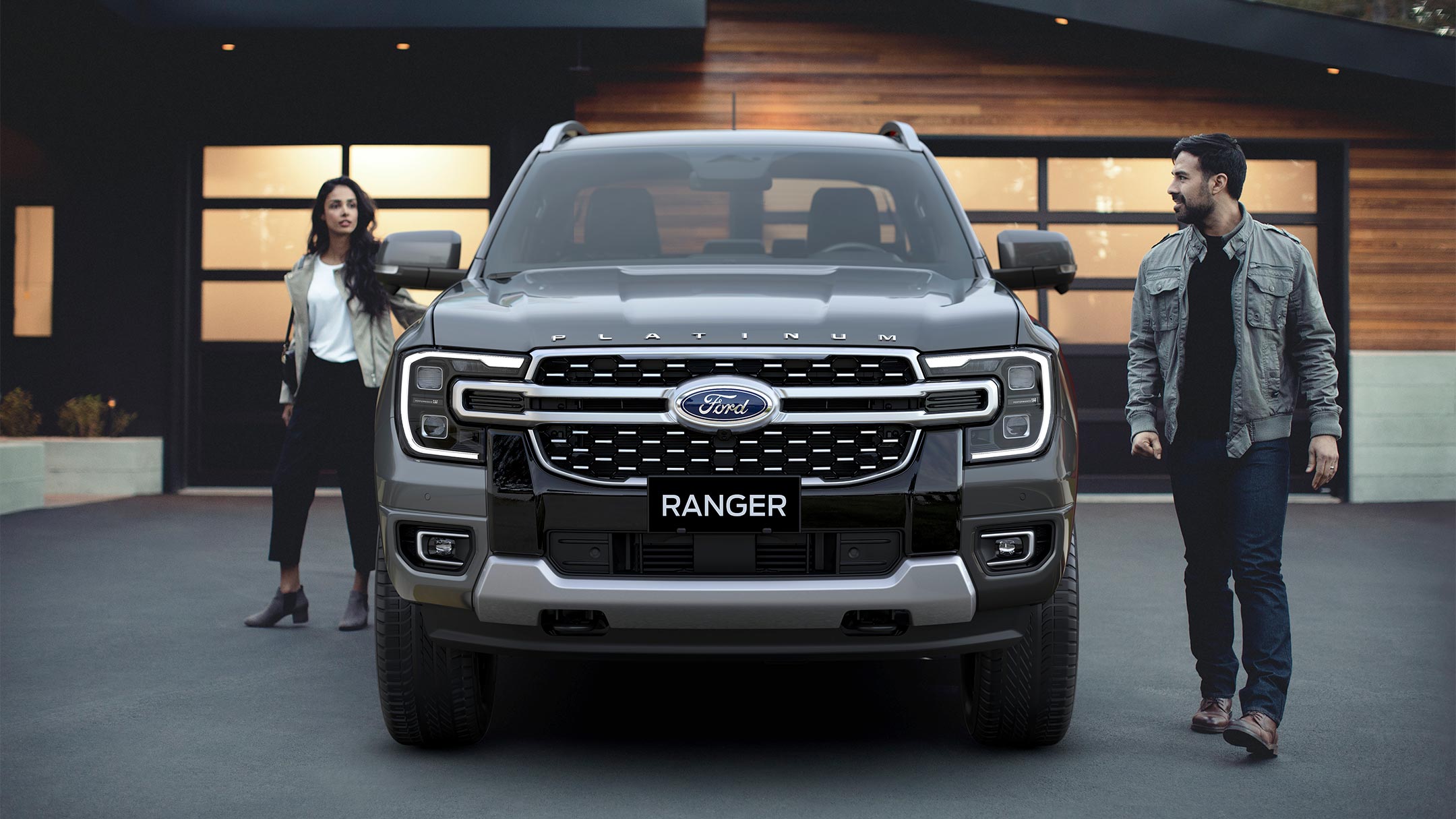Ford Ranger Platinum front view