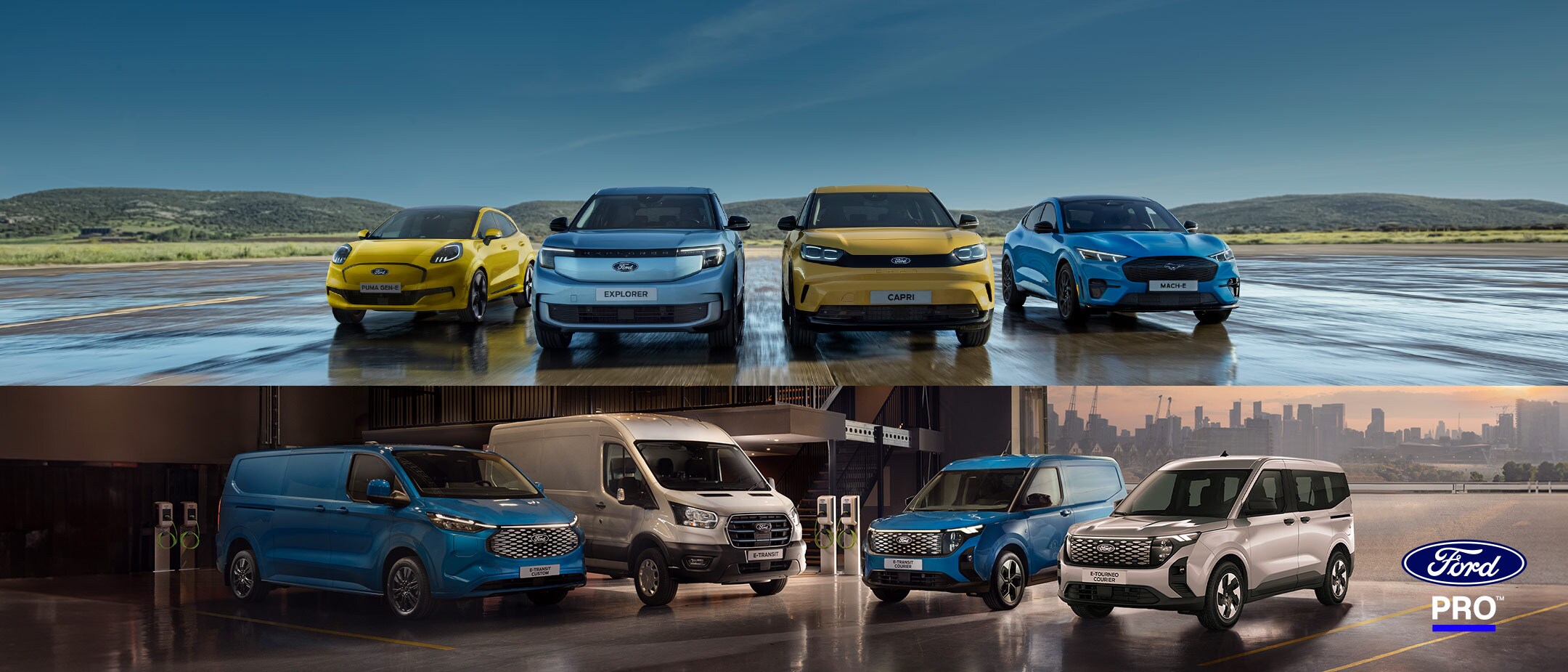 Toute la gamme Ford 100% électrique