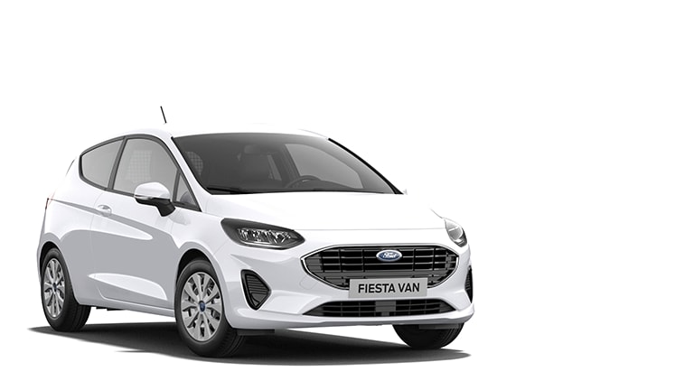 Ford Fiesta Van exterior front angle