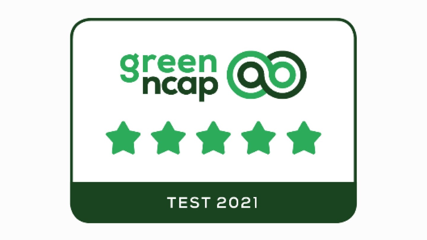 Green NCAP logo. Test 2021