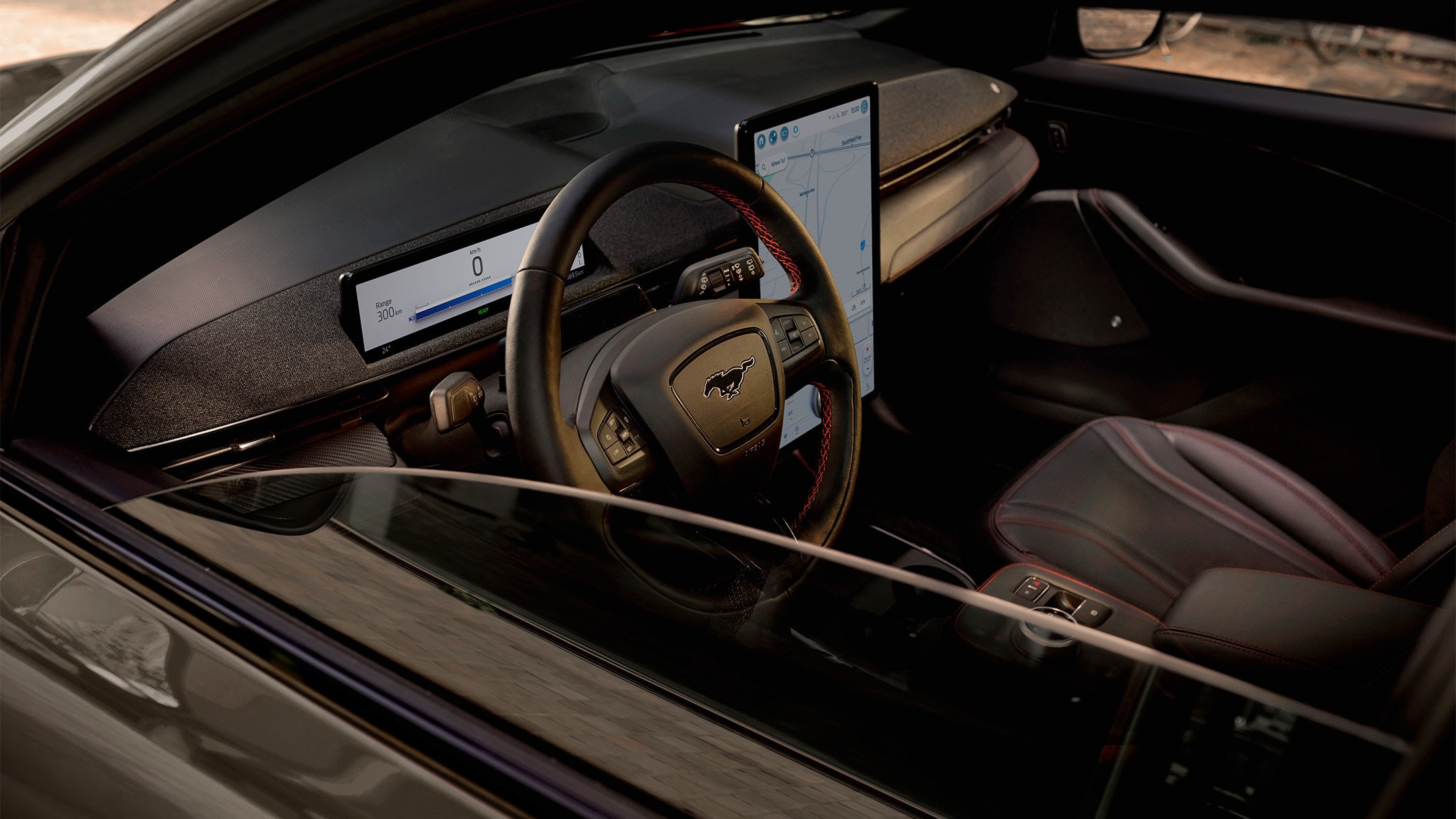 Ford SYNC 4A à l’intérieur du Mustang Mach-E
