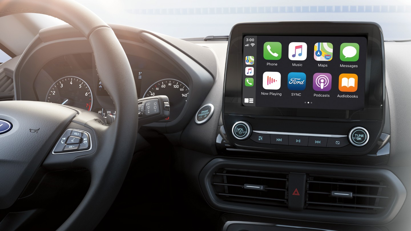 Dashboard showing the capabilities of the Ford Sync 3
