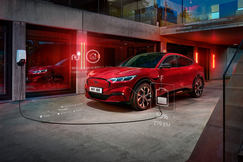 Ford Mach-E en charge