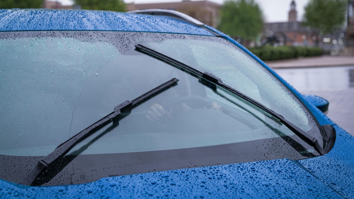 New Blue Ford EcoSport window wipers