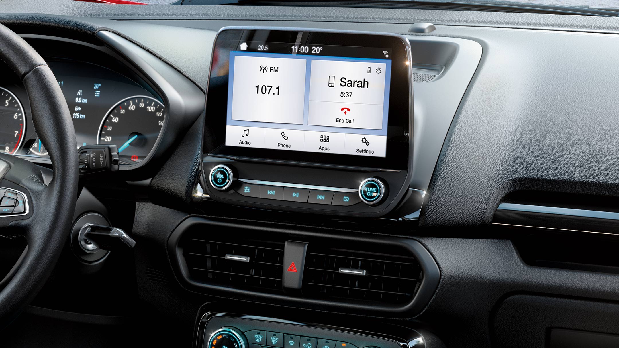 Ford SYNC interior display