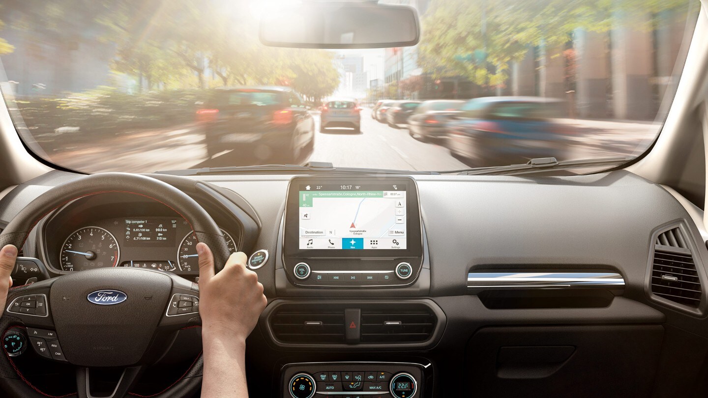New Ford EcoSport interior driving view