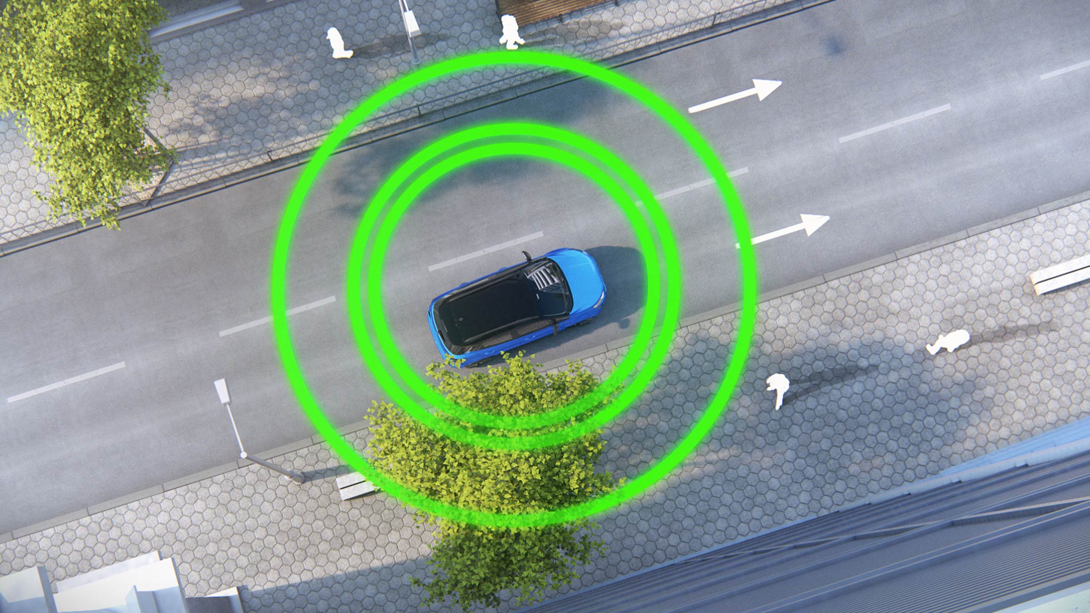 New Blue Ford EcoSport with SYNC and Emergency Assistance