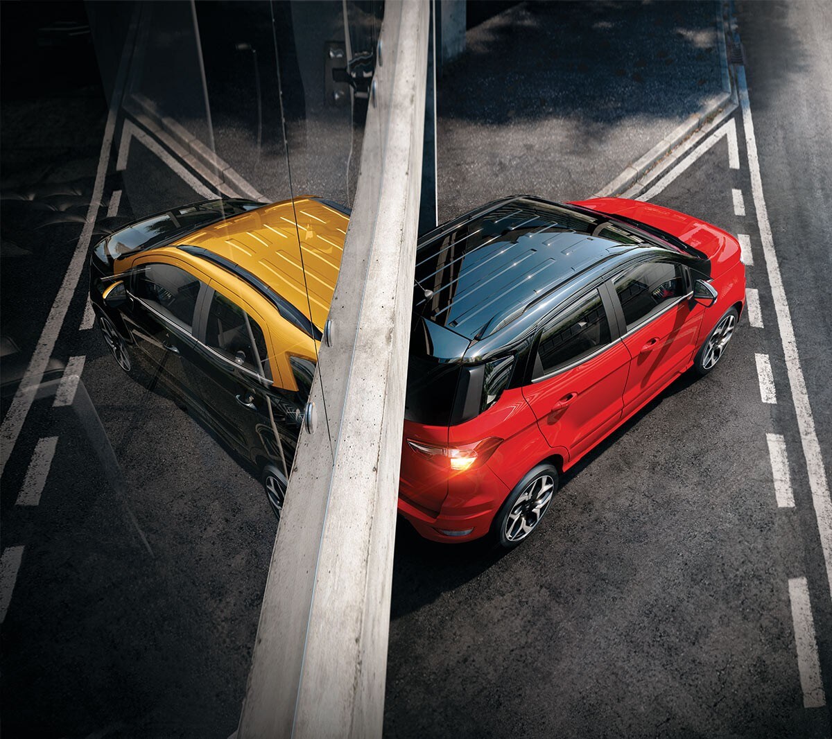 Ford EcoSport overhead view