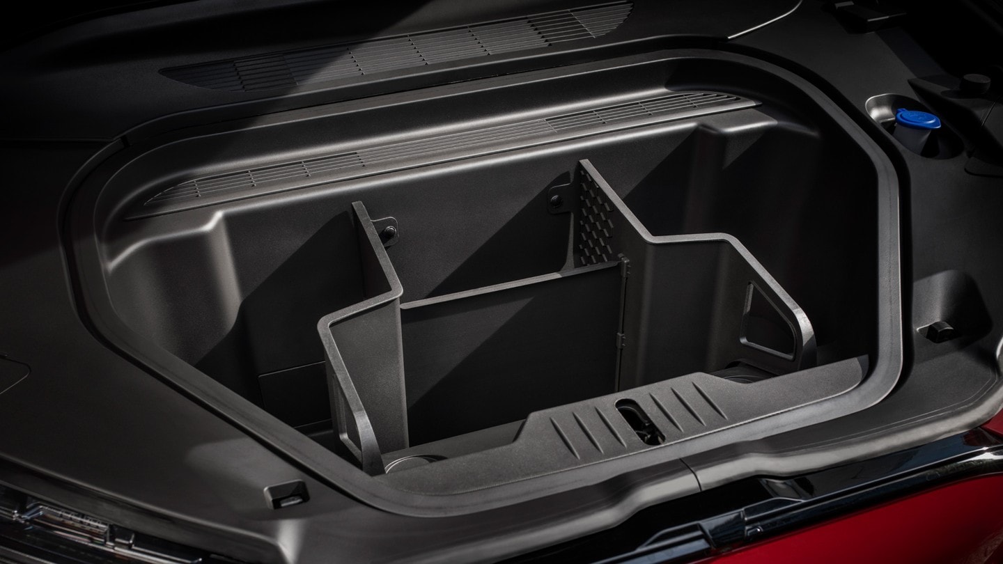 Espace de rangement avant de 81 litres de la Nouvelle Ford Mustang Mach-E.