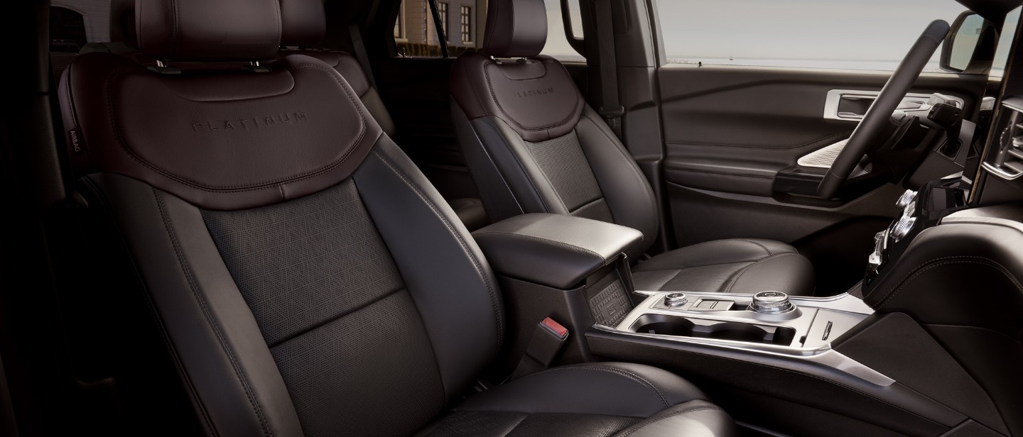 Ford Explorer interior cockpit view