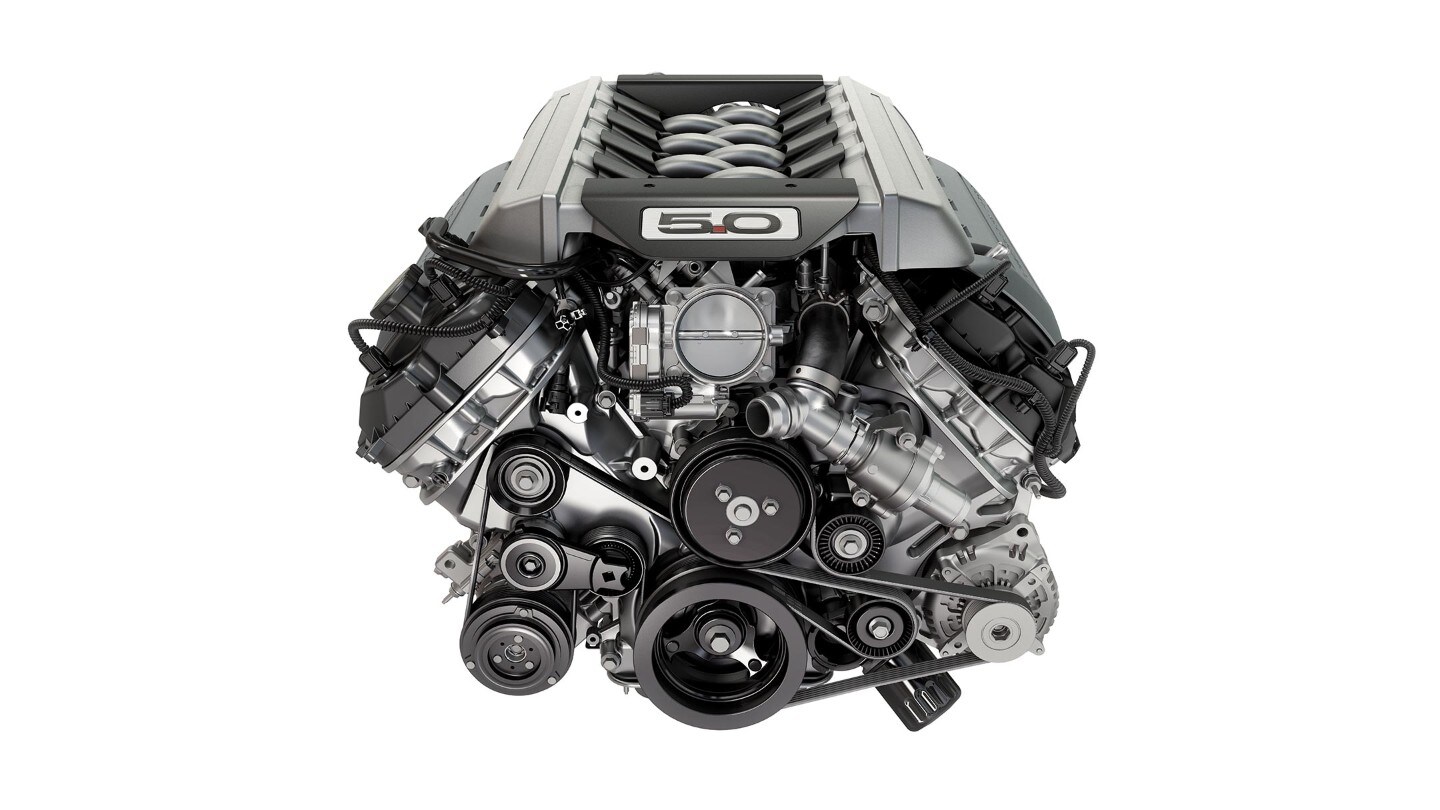 Le moteur de la Ford Mustang Mach 1.