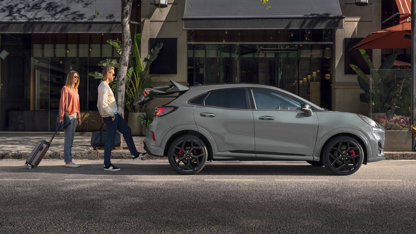 Le hayon main-libres du Ford Puma ST.