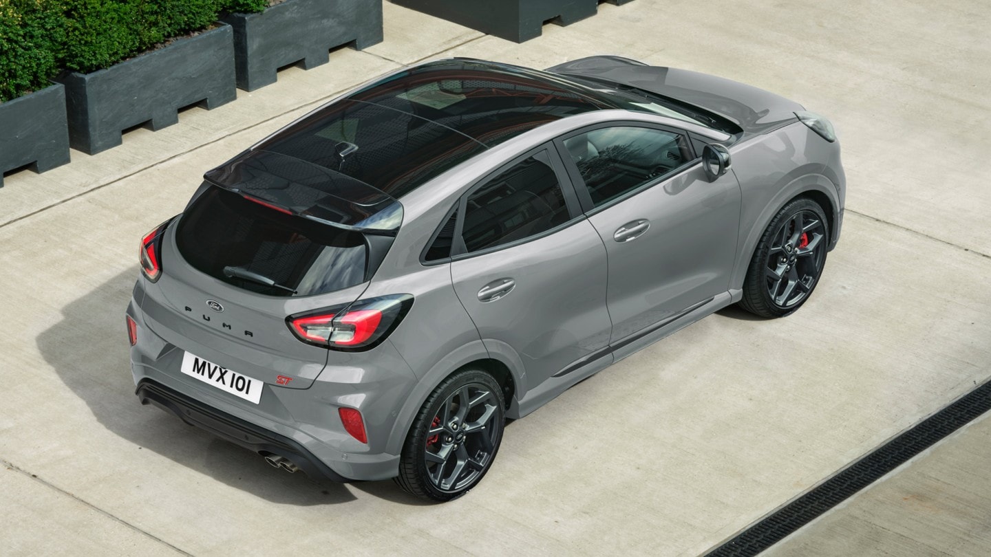 Ford Puma ST exterior overhead view