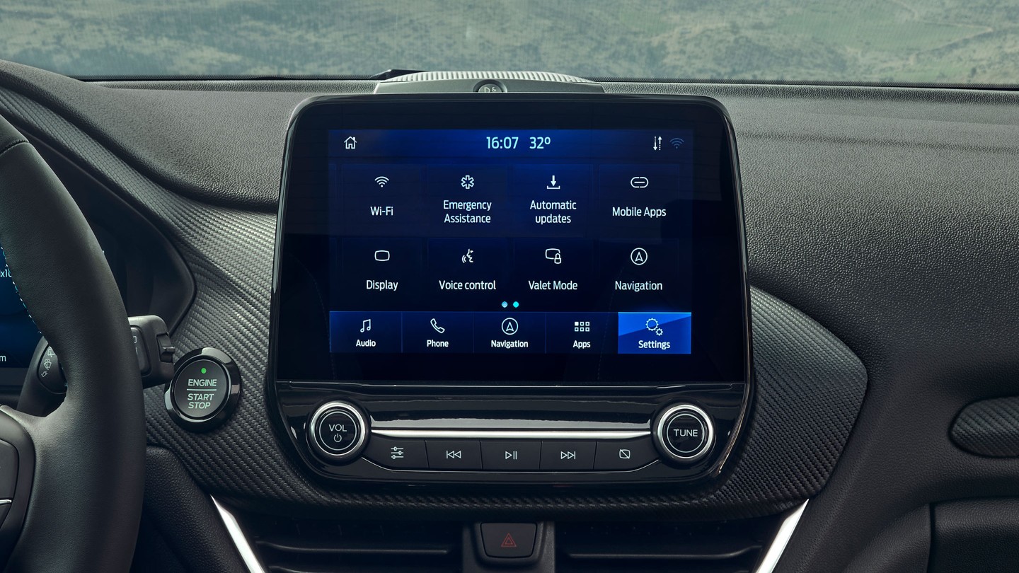 L’écran tactile 8 pouces de la Ford Fiesta