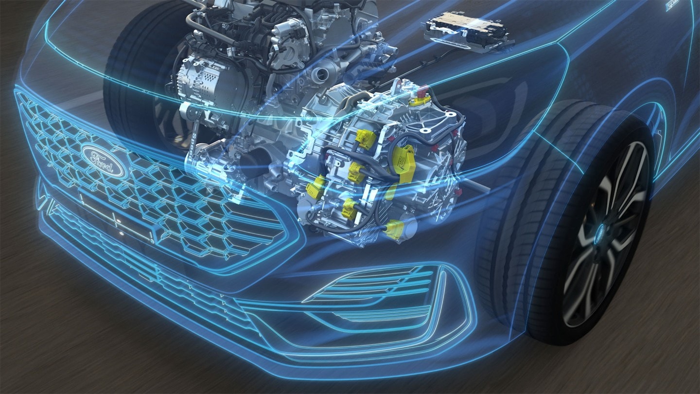 Illustration du moteur de la Ford Fiesta