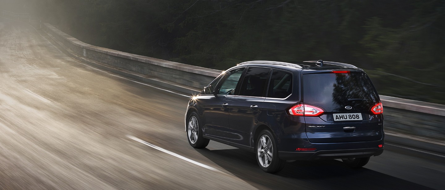 Ford Galaxy rear three quarter view