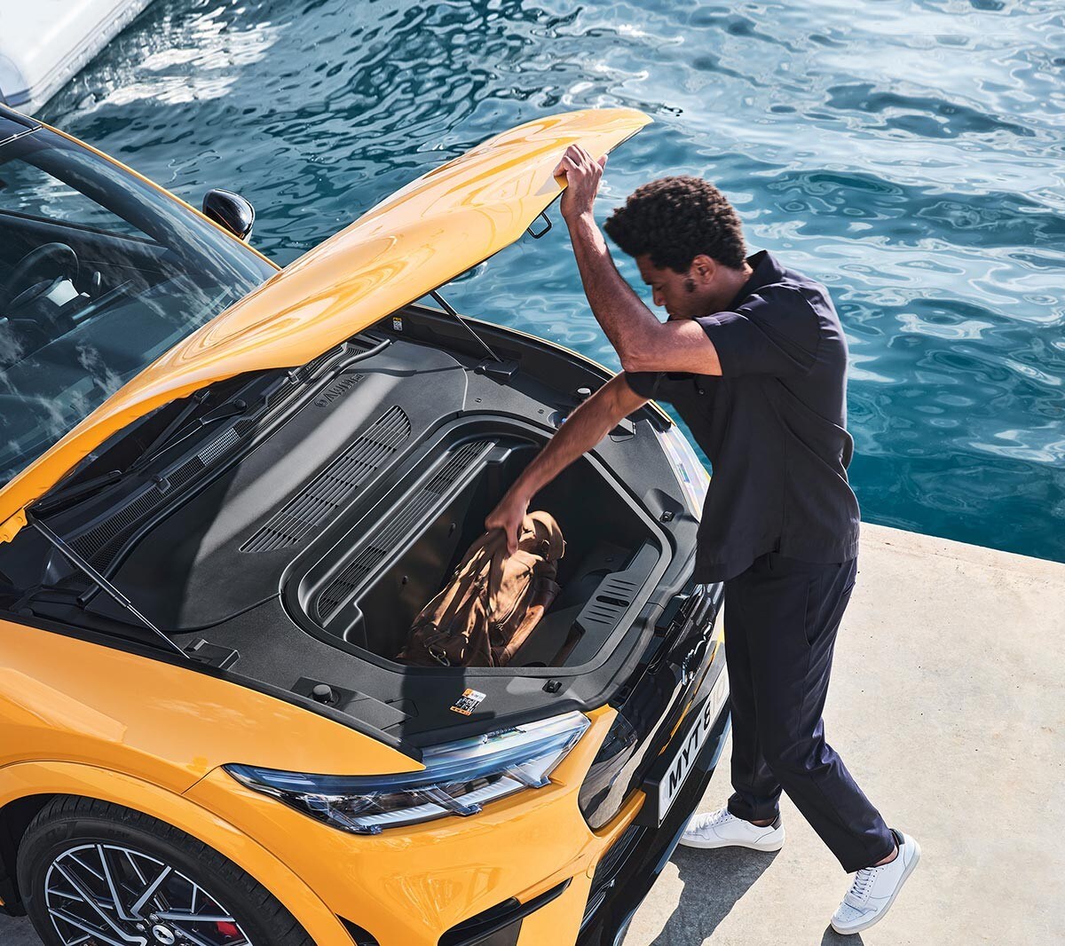Espace de rangement à l’avant de la Mustang Mach-E GT