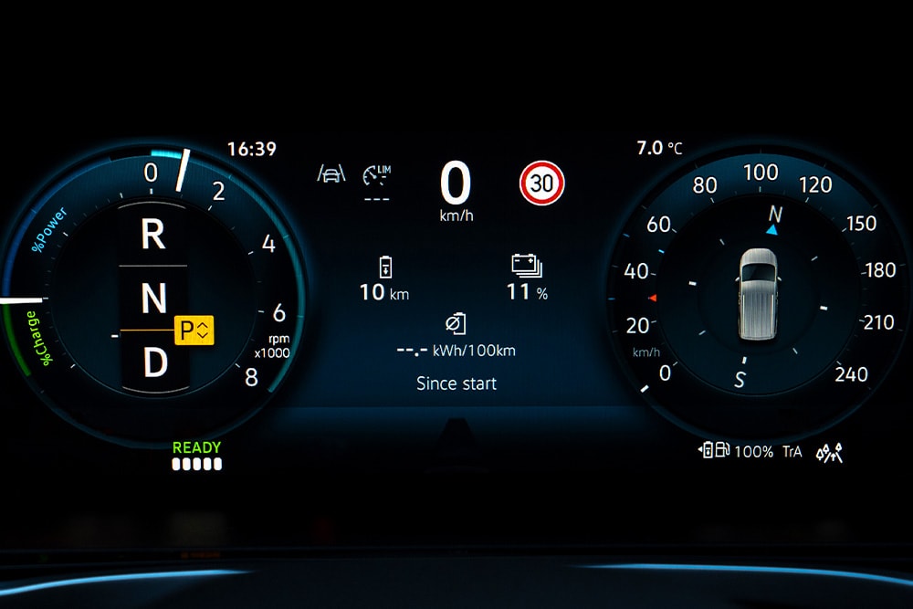 Ford Transit Connect display
