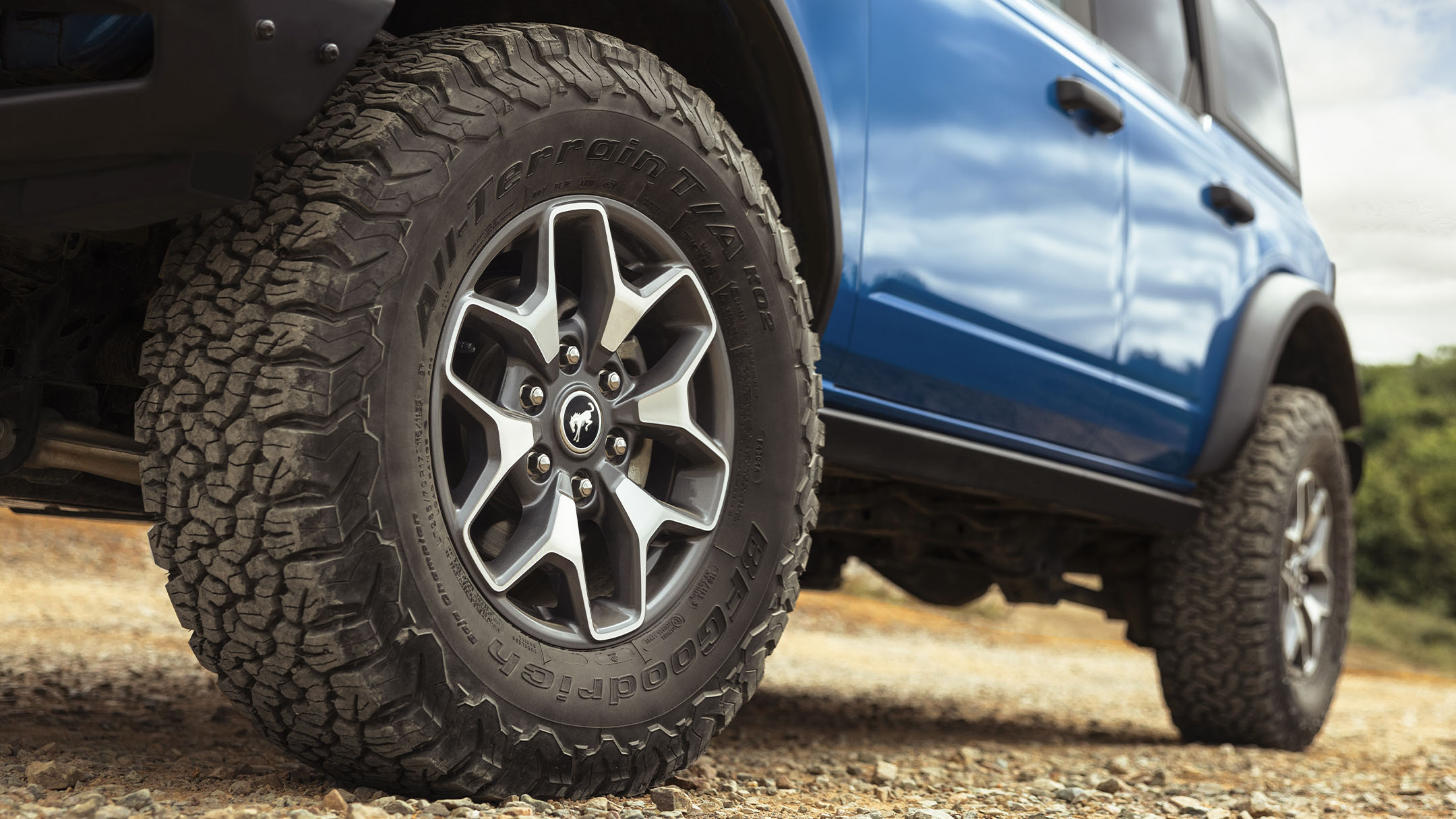 Ford Bronco wheel close-up