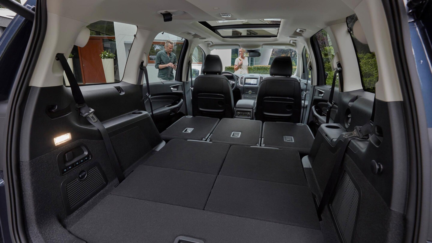Ford Galaxy interior from back passenger's view
