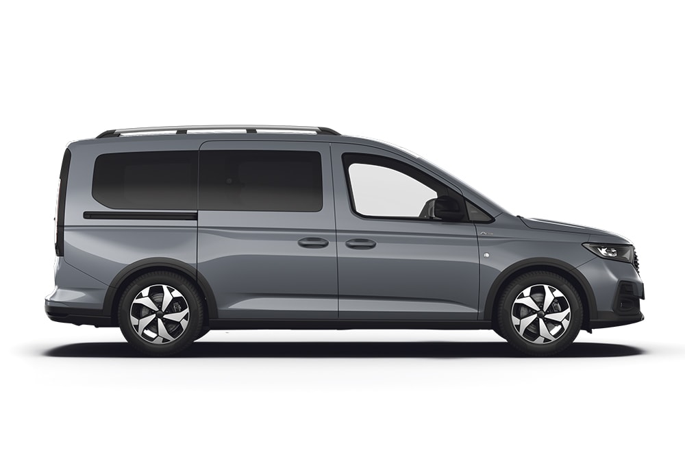 Ford Tourneo Connect gris, de la gamme de MPV et monospace Ford.