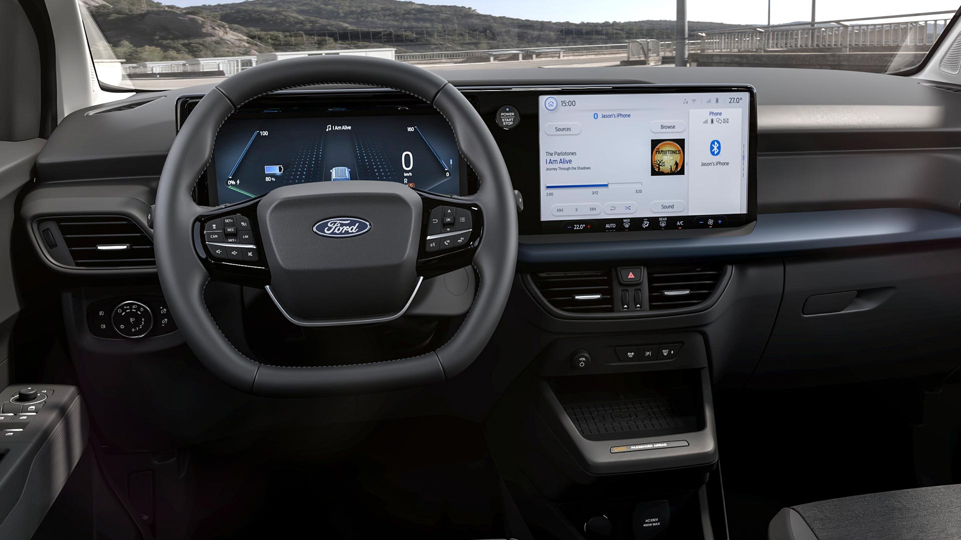 Ford E Tourneo Courier Active Intérieur et écran tactile