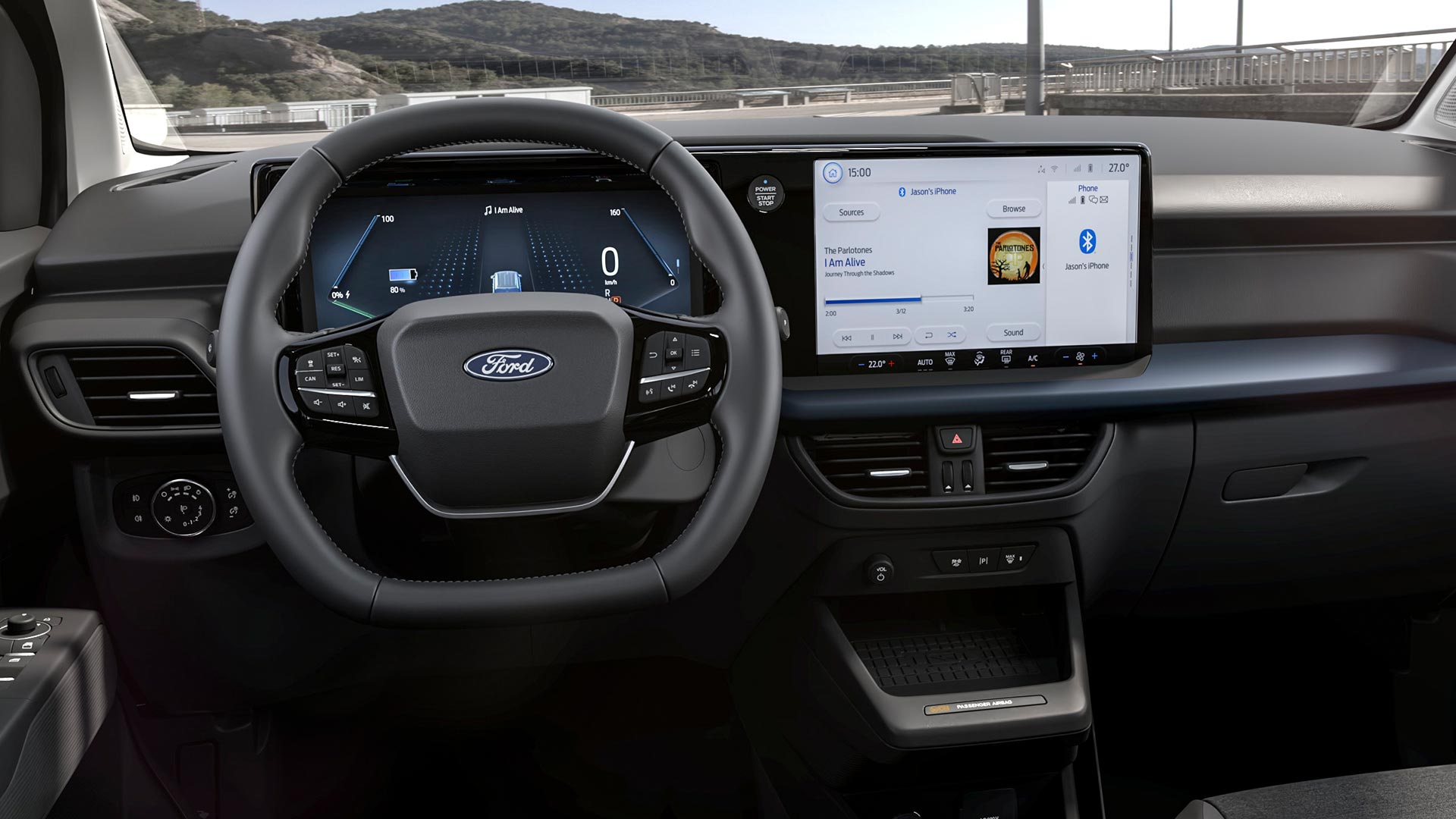 Ford E Tourneo Courier Active Intérieur et écran tactile