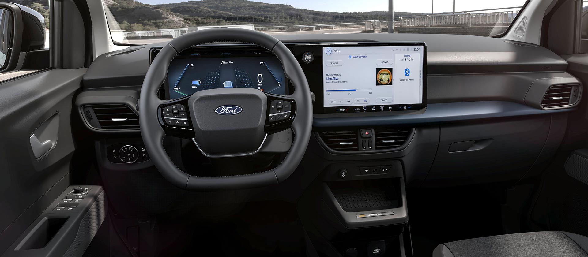 Ford E Tourneo Courier Active Intérieur et écran tactile
