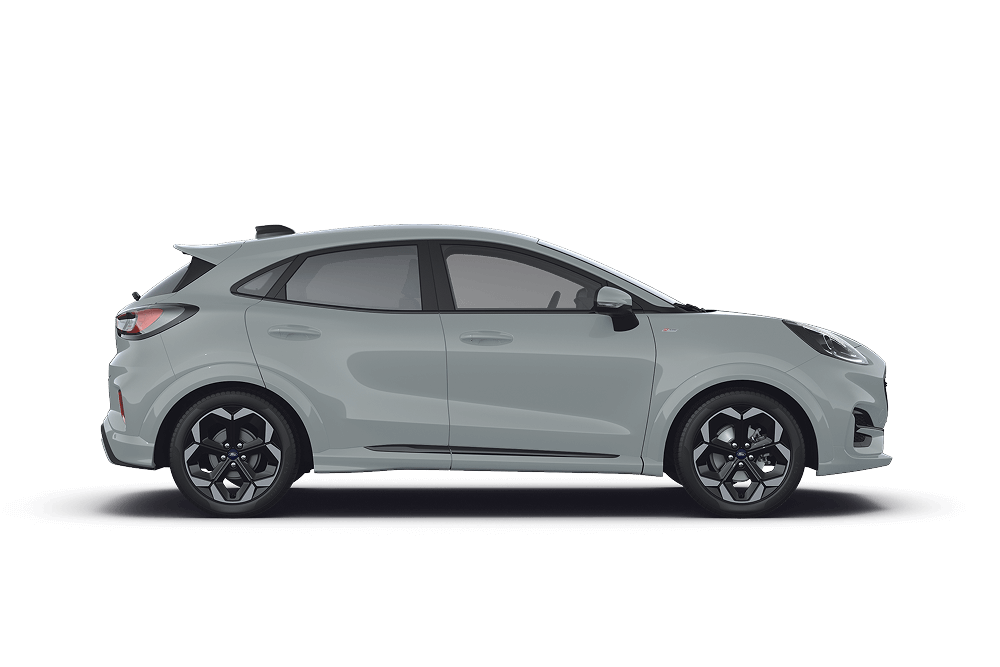 Profil latéral d'un Ford Puma