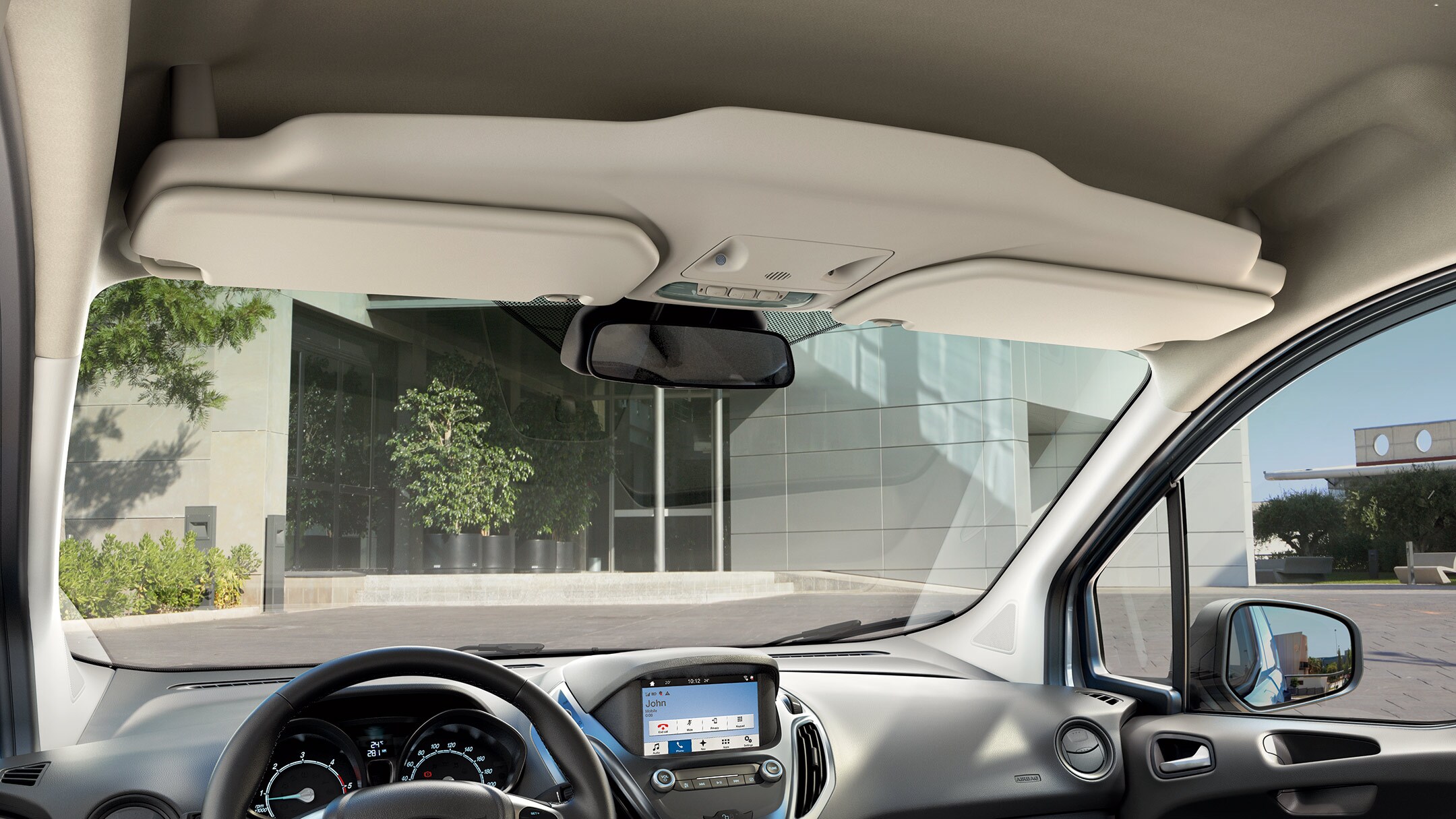 Etagère de pavillon du Ford Transit Courier