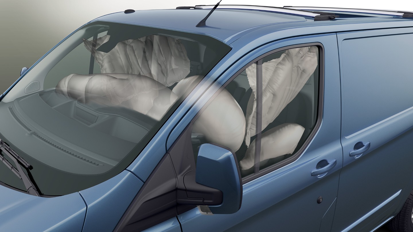 Le système d’airbag du Transit Custom.