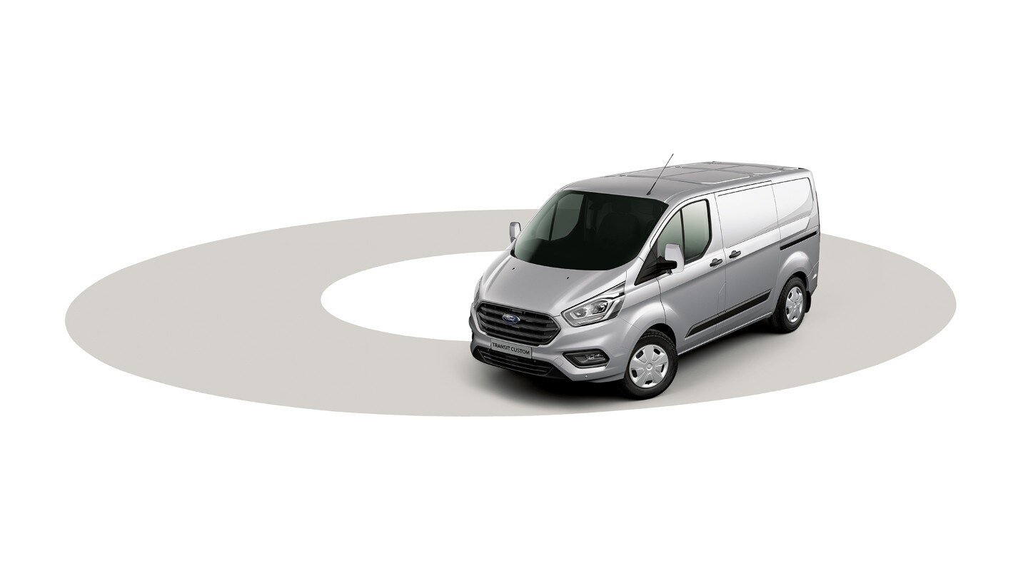 Ford Transit Custom et rayon de braquage