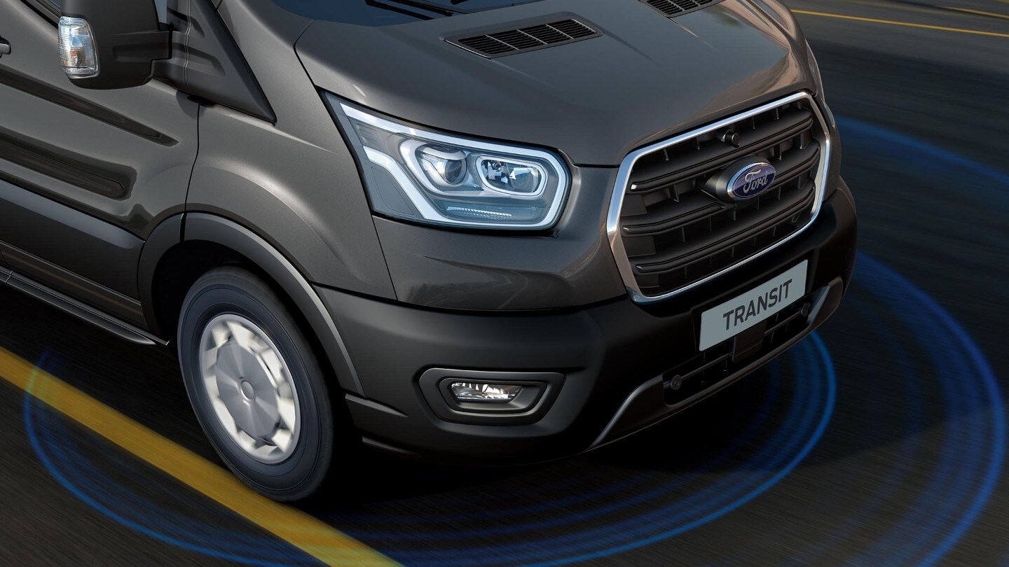 Gros plan sur Ford Transit Châssis Cabine.