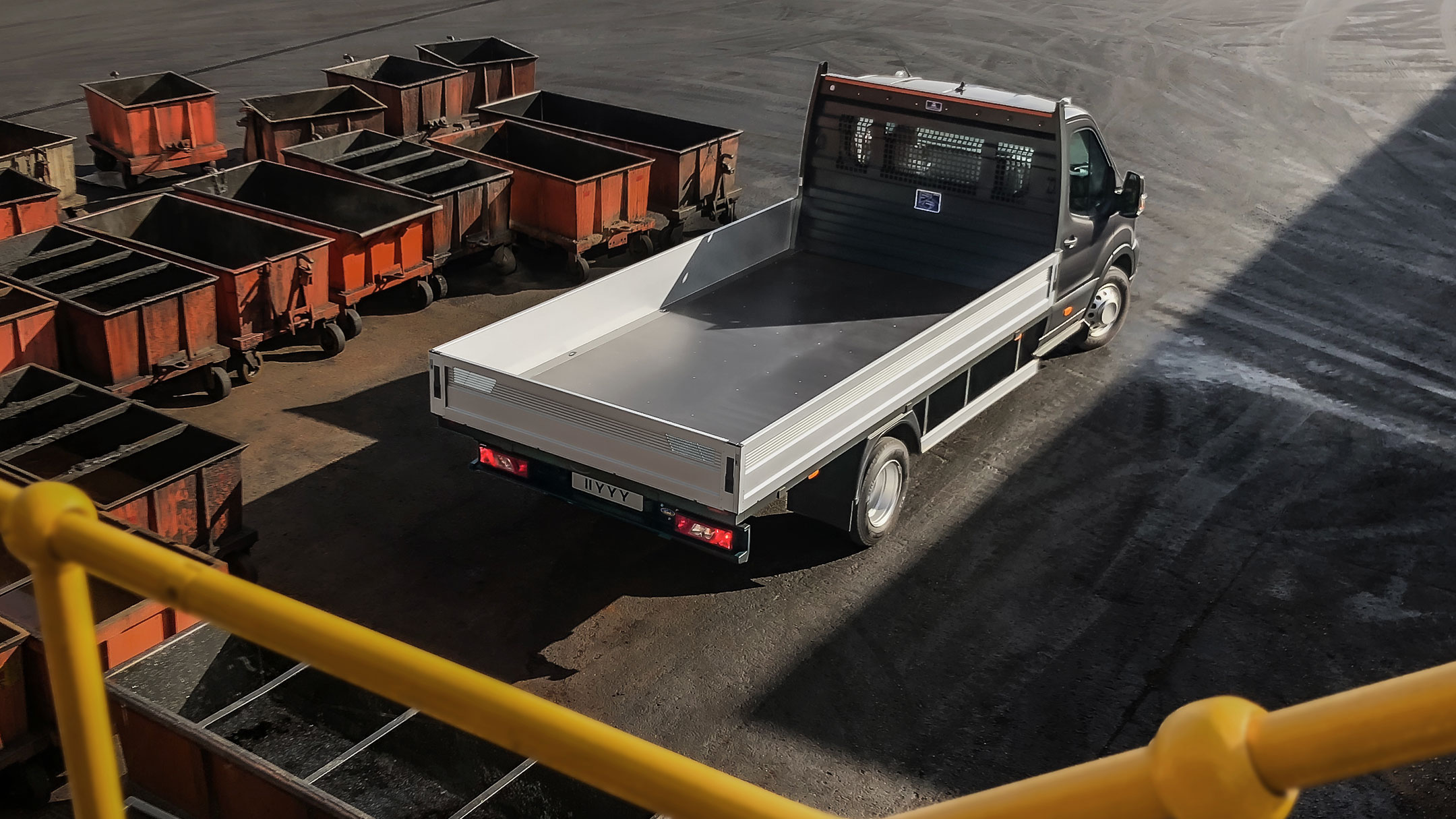 New Ford Transit 5 tonne Chassis Cab rear view