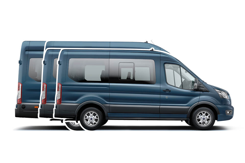 New Ford Transit Minibus Bodystyle Types range