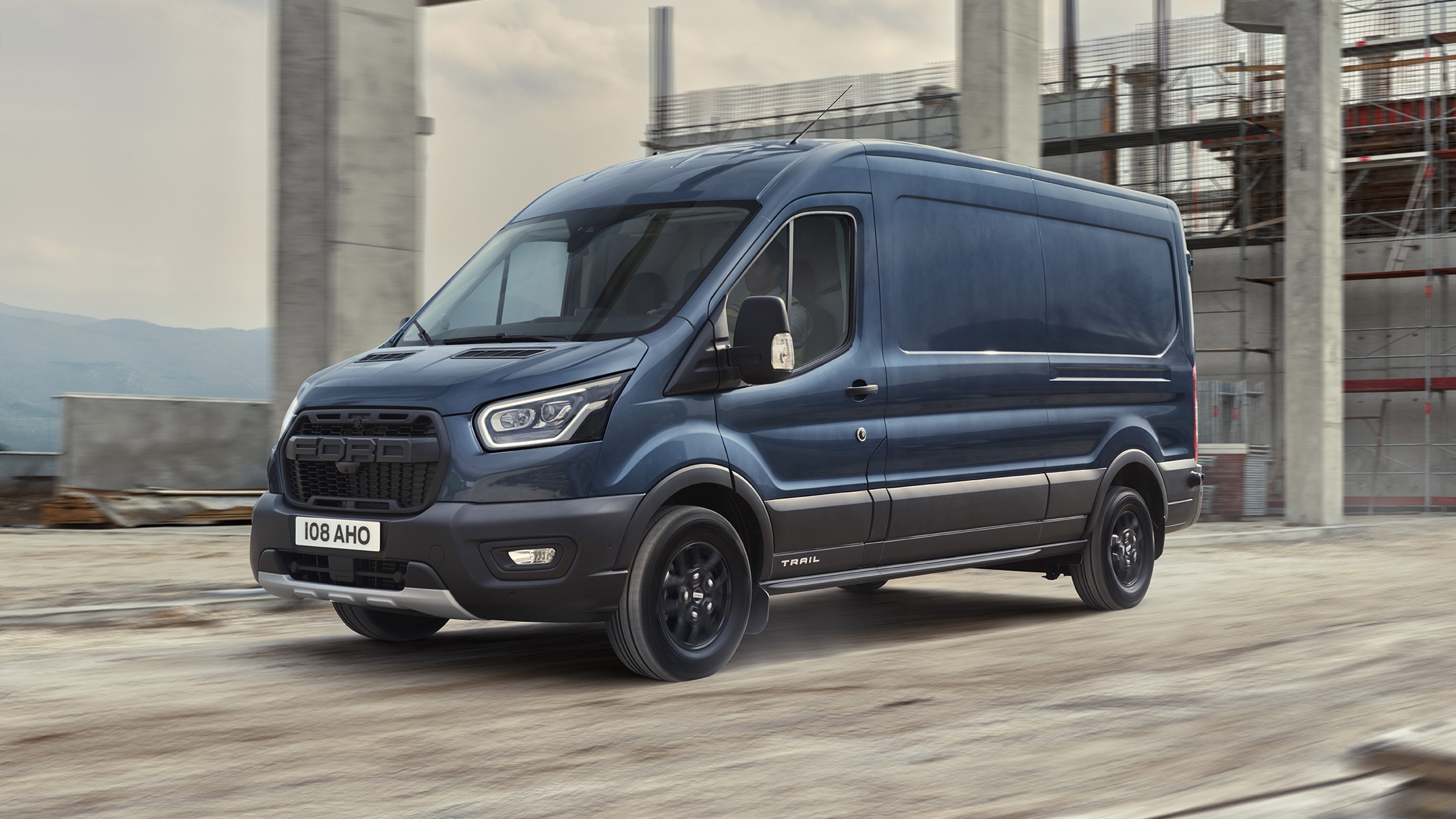  Le Ford Transit Trail en mouvement. 