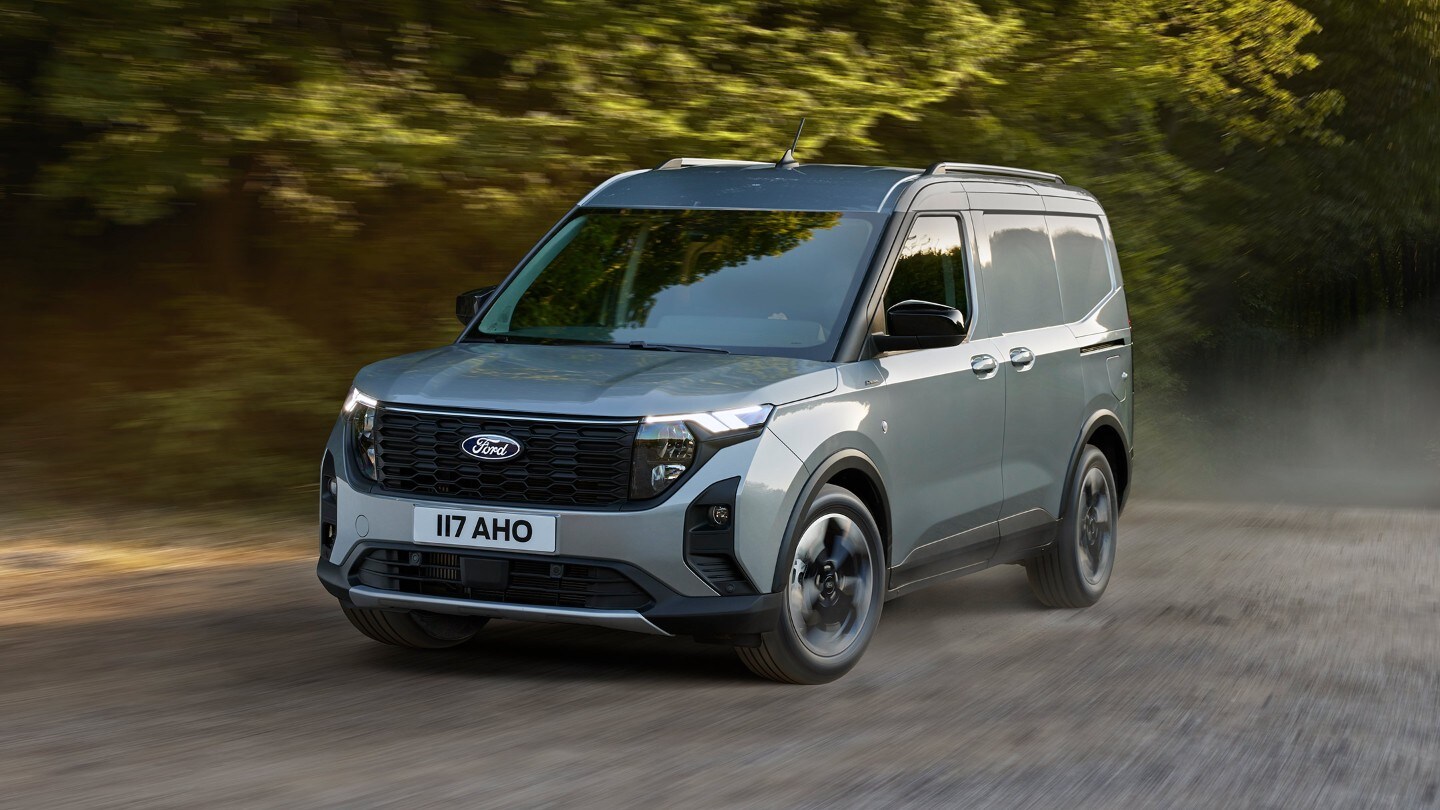 Ford Transit Courier on the road