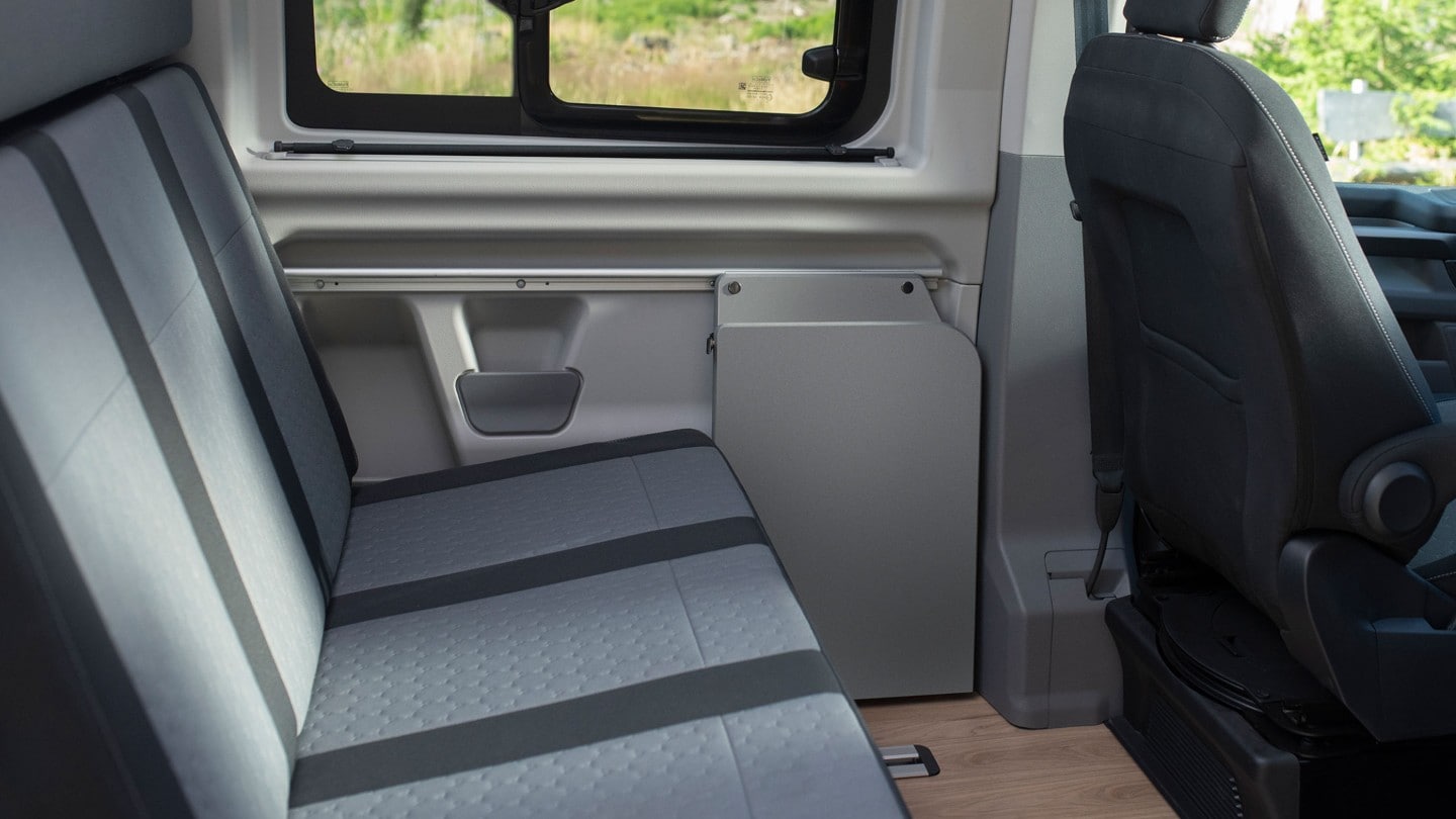 All-New Ford Transit Custom Nugget interior with three-seat rear bench