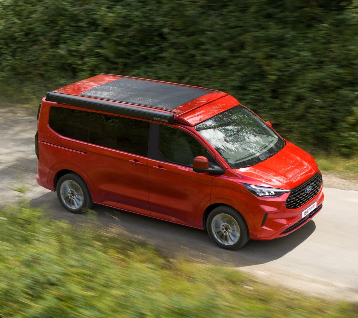 All-New Ford Transit Custom Nugget from birds-view