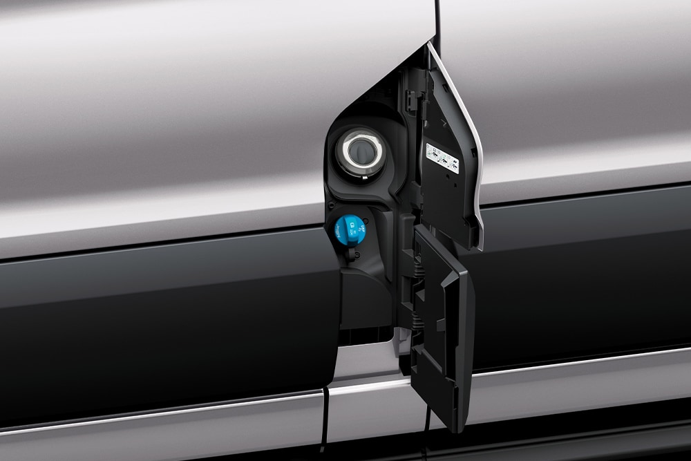 Système de remplissage de carburant sans bouchon Easy Fuel du Ford Transit Kombi.