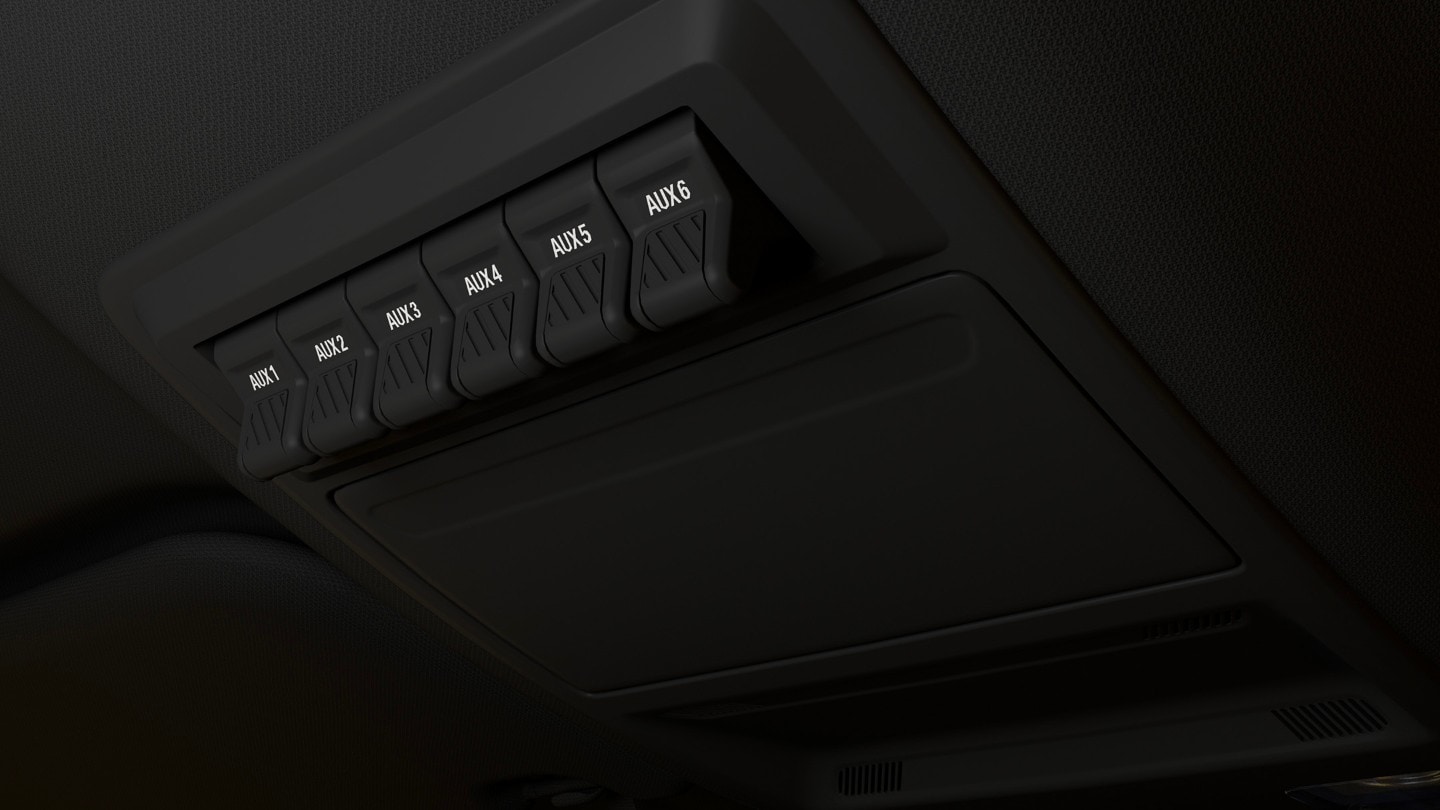 All-New Ranger Raptor auxiliary switch panel