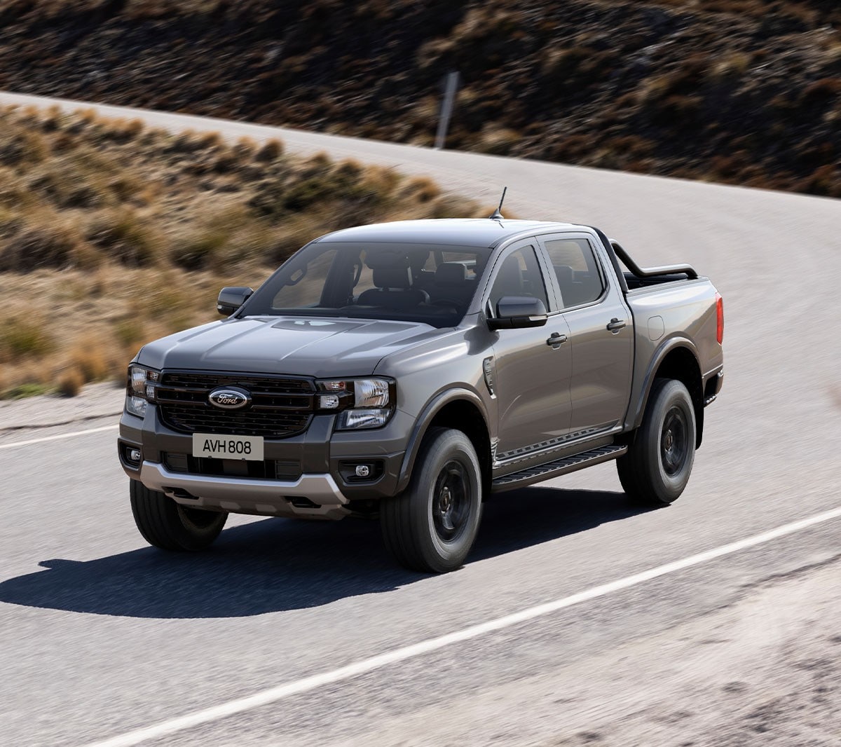 All-New Ranger Raptor on gravel road side view