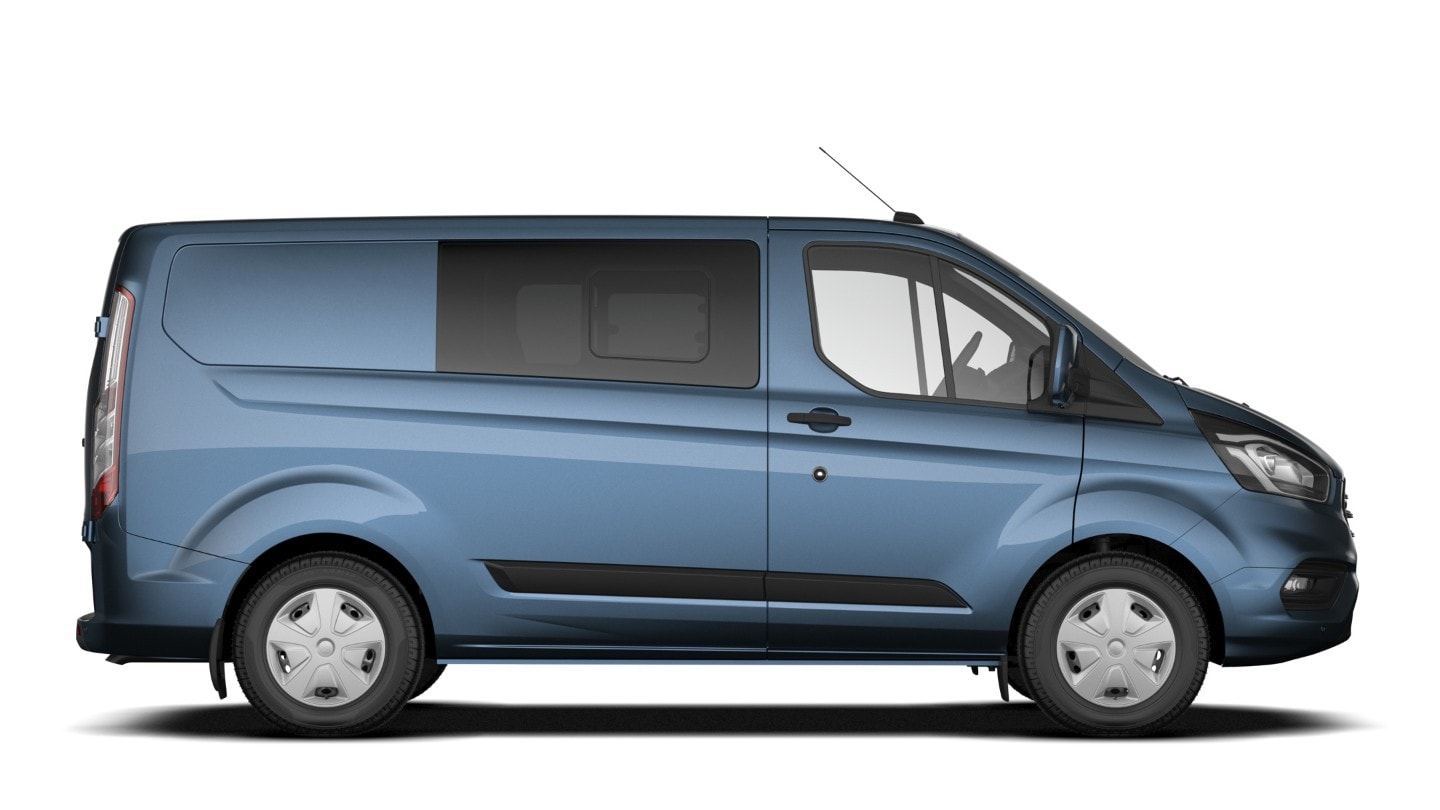 Ford Transit Custom Cabine Approfondie en Bleu Azur