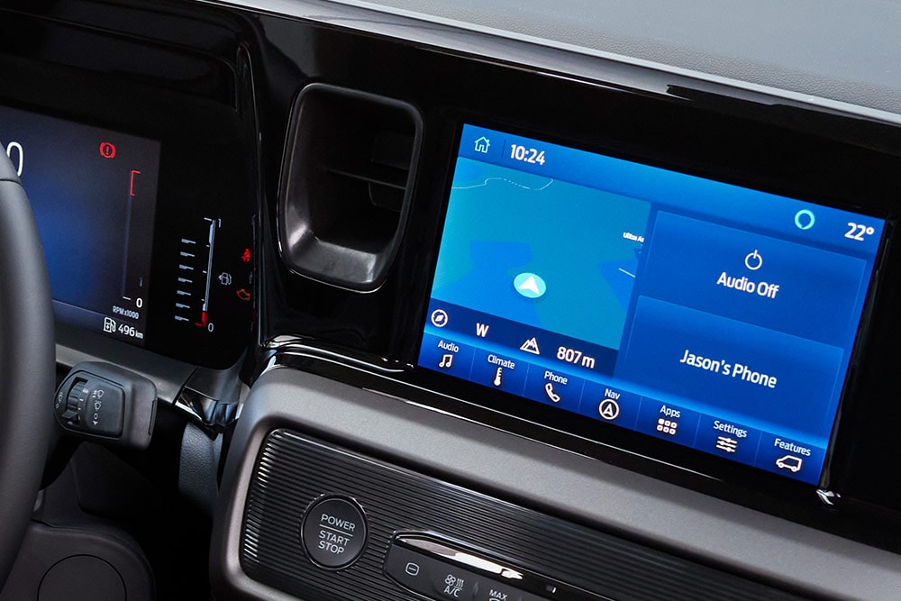 Support de téléphone du nouveau Ford Transit Courier