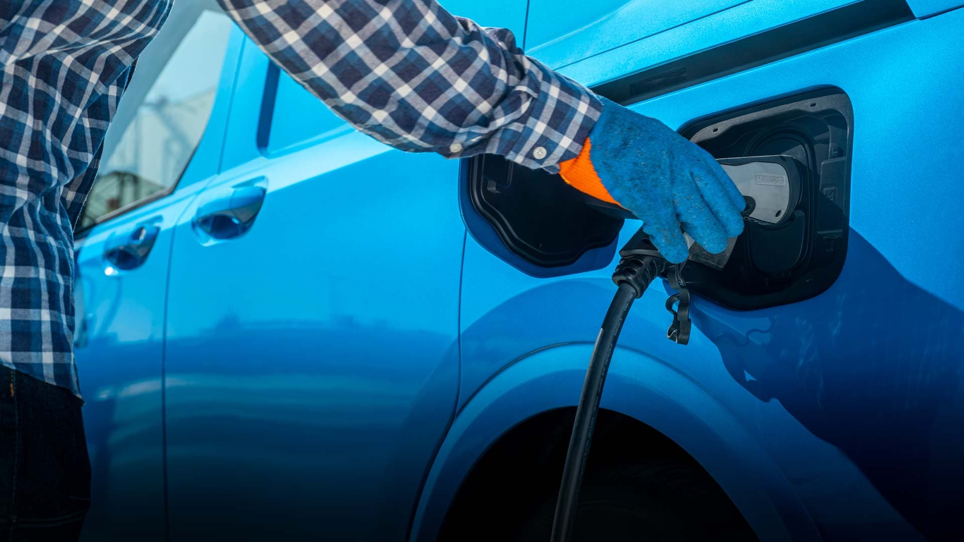 Ford E-Transit Courier Prise de charge